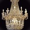 Large antique Murano glass chandelier