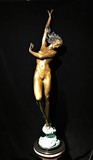 antique bathing femine sculpture