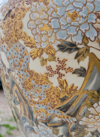 галерея винтажных предметов декора и интерьера в восточном стиле японский фарфор сацума с золочением