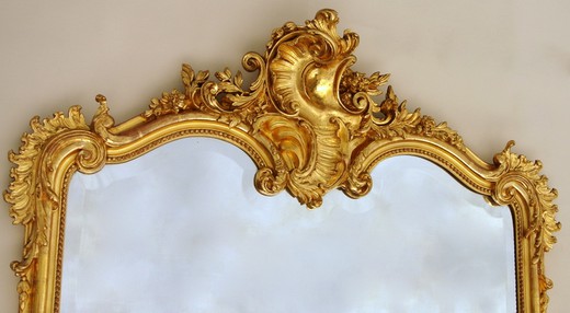 антикварное зеркало в стиле людовика XV, старинное зеркало в стиле рококо, антикварное зеркало людовик XV, старинное зеркало в стиле людовика XV, антикварные зеркала рококо, старинное зеркало рококо