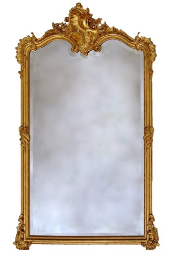 антикварное зеркало в стиле рококо, антикварное зеркало в стиле людовика 15, старинное зеркало в стиле людовика XV, антикварное зеркало в стиле луи 15, антикварное зеркало в стиле луи XV, старинное золоченое зеркало  старинное зеркало с золочением, антикв