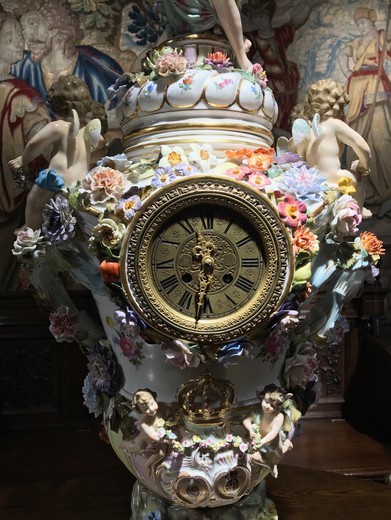 Antique Porcelain Clock