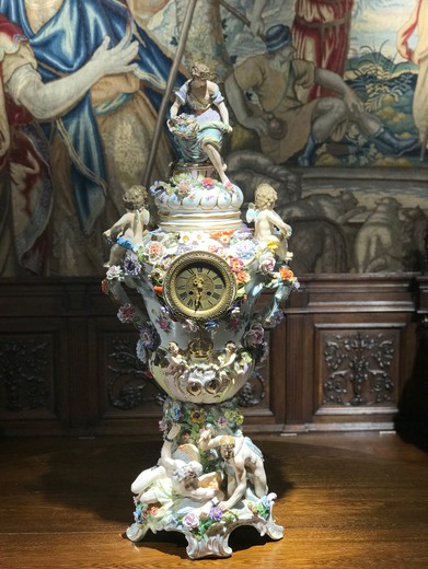 Antique Porcelain Clock