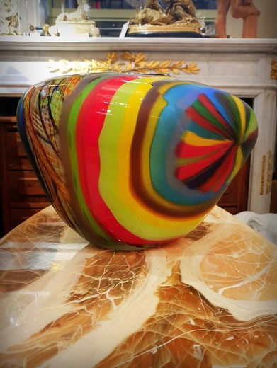 Murano glass vase