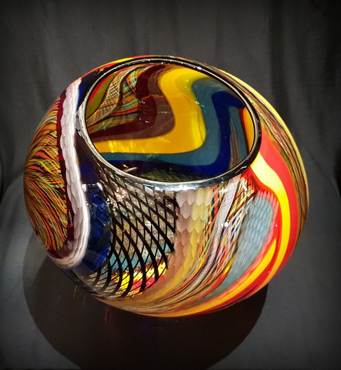 Коллекционная ваза из муранского стекла