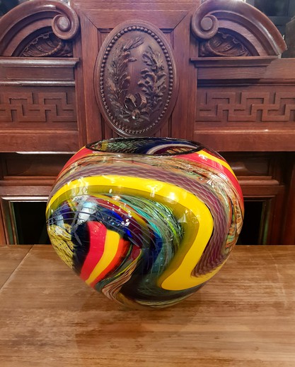 Коллекционная ваза из муранского стекла
