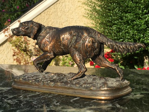 Antique sculpture "Dog"