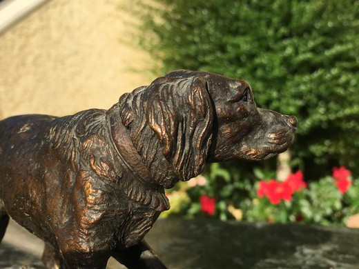 Antique sculpture "Dog"
