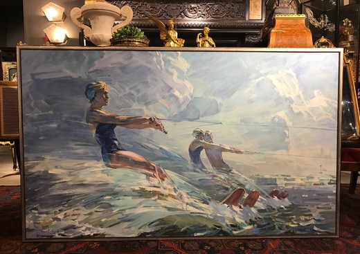 Painting "Running on the Waves"