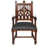 Antique Gothic Chair