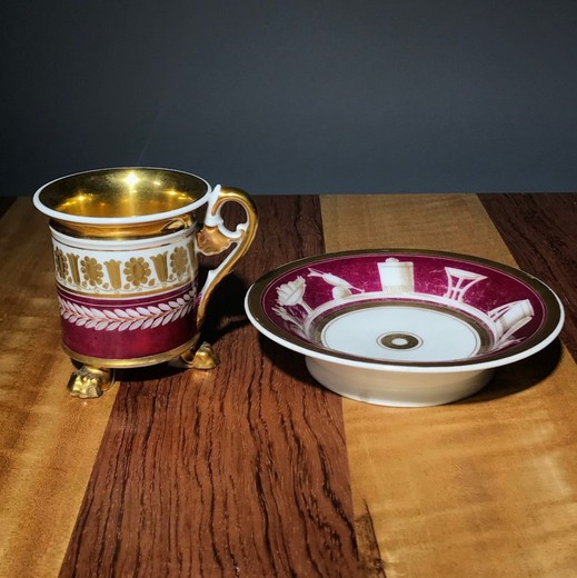 Antique cup and saucer