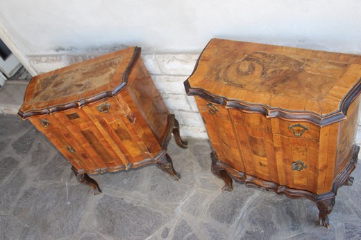 Antique bedside tables