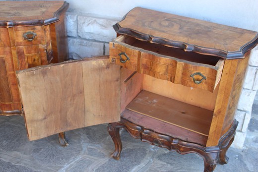 Antique bedside tables