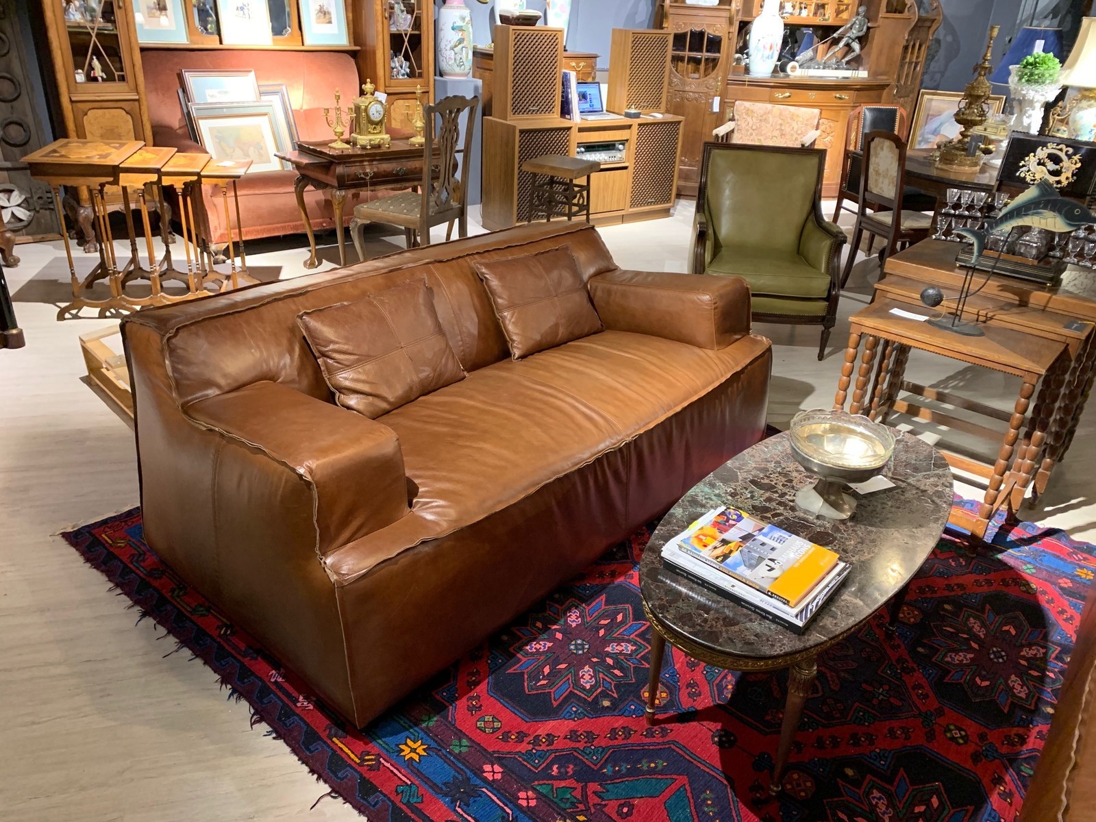 Leather sofa