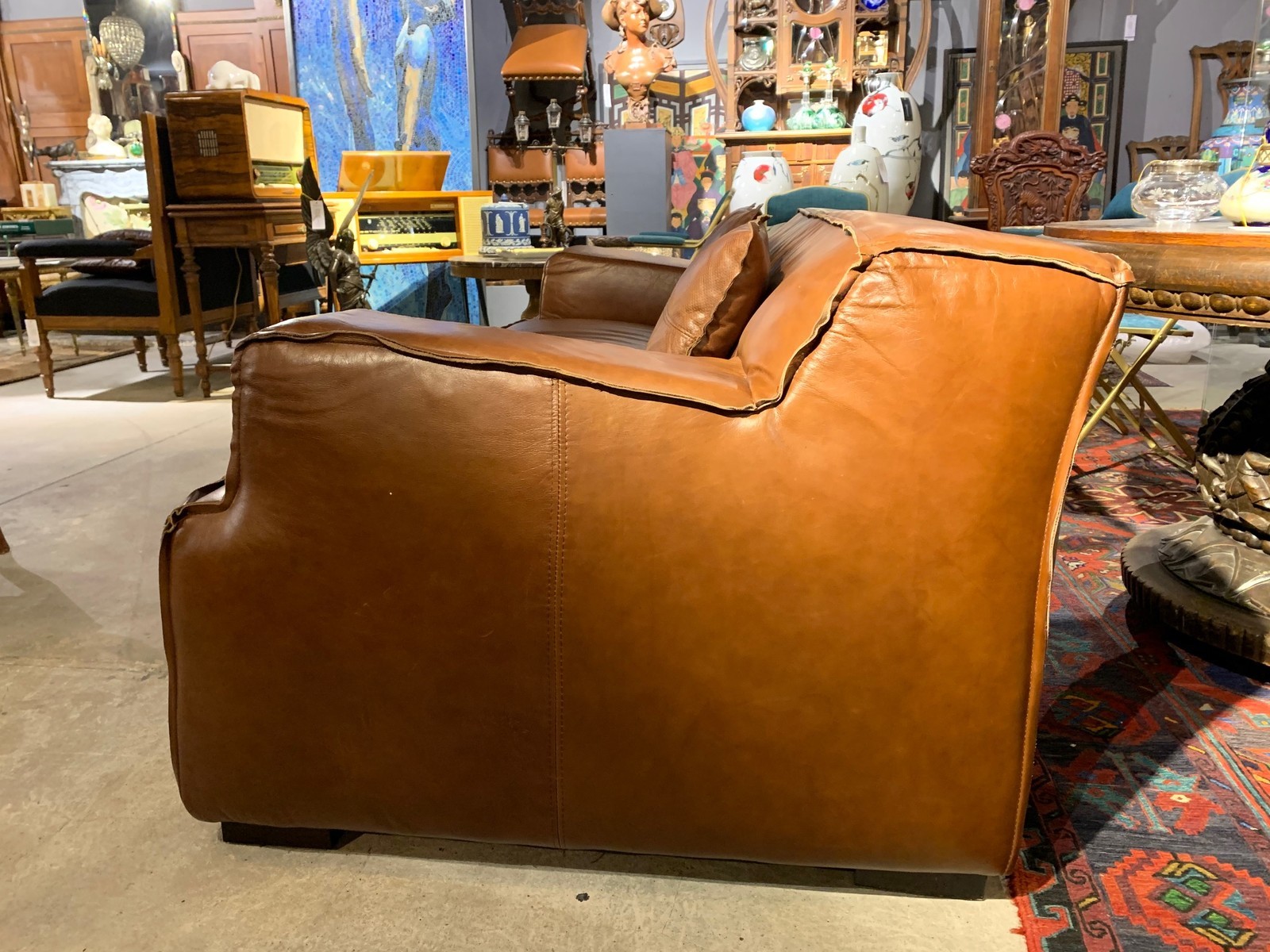 Leather sofa