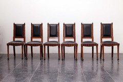 Set of 6 chairs by Meroni & Fossati