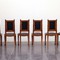 Set of 6 chairs by Meroni & Fossati