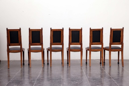 Set of 6 chairs by Meroni & Fossati