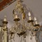 Antique wrought iron chandelier