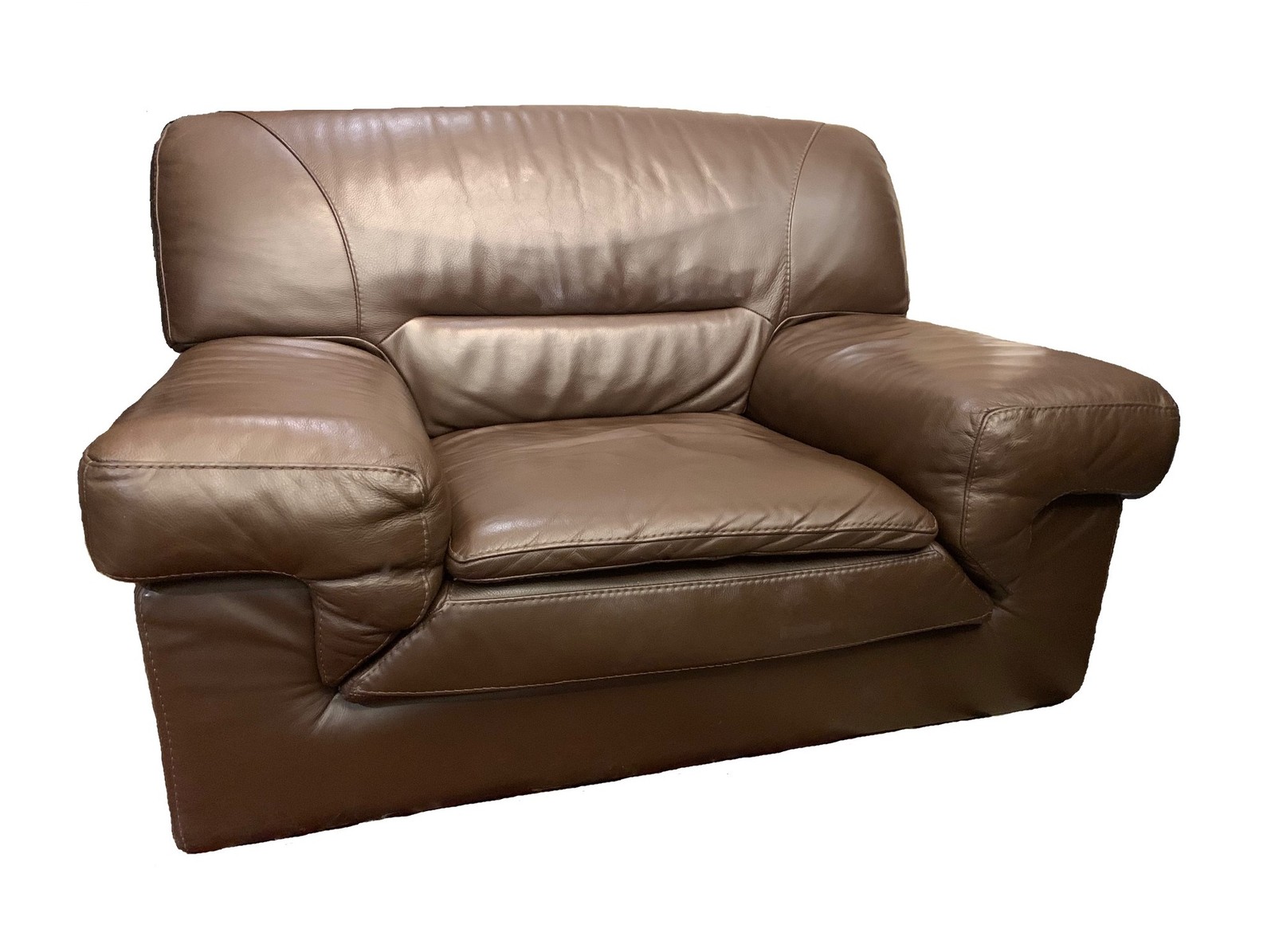 Vintage armchair and pouf Contempo