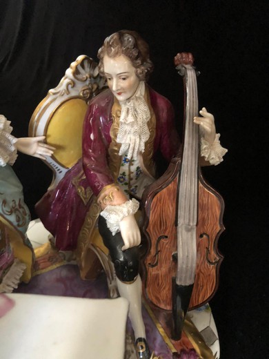 Antique sculpture "Musicians"