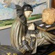 Антикварная скульптурная композиция «Бесконечная история»