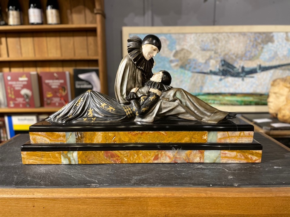 Antique sculptural composition "Endless History"