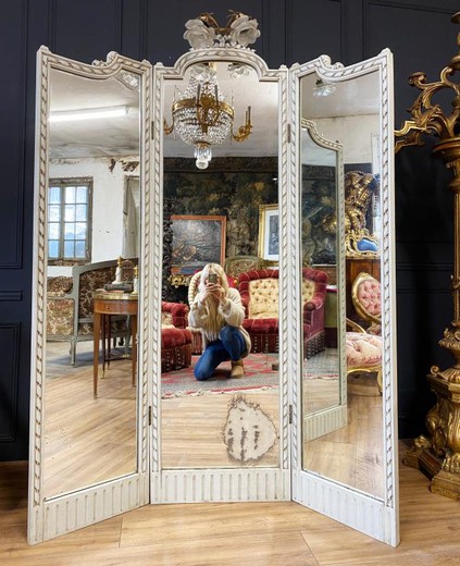 Антикварное зеркало в стиле Наполеона III