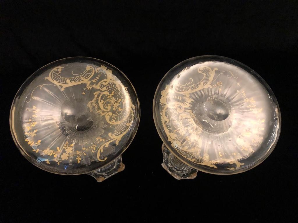 Antique pair vases