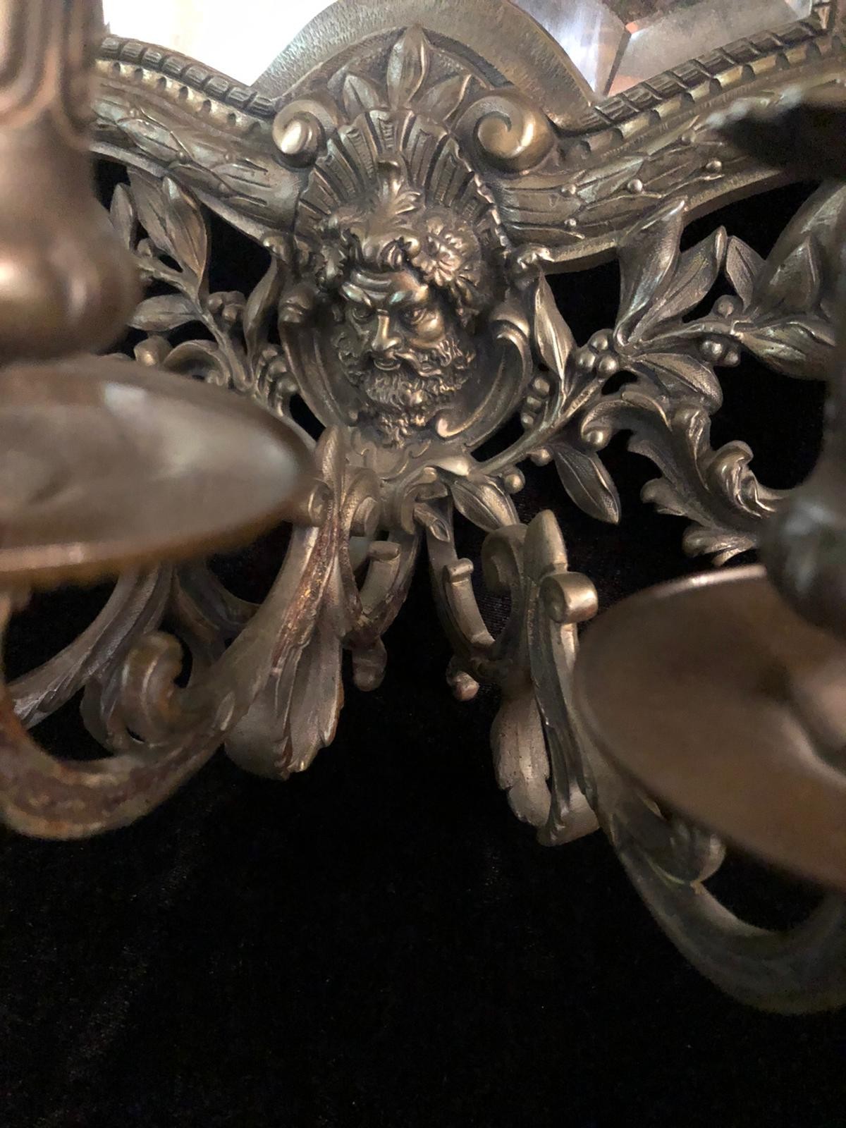 Antique pair mirrors