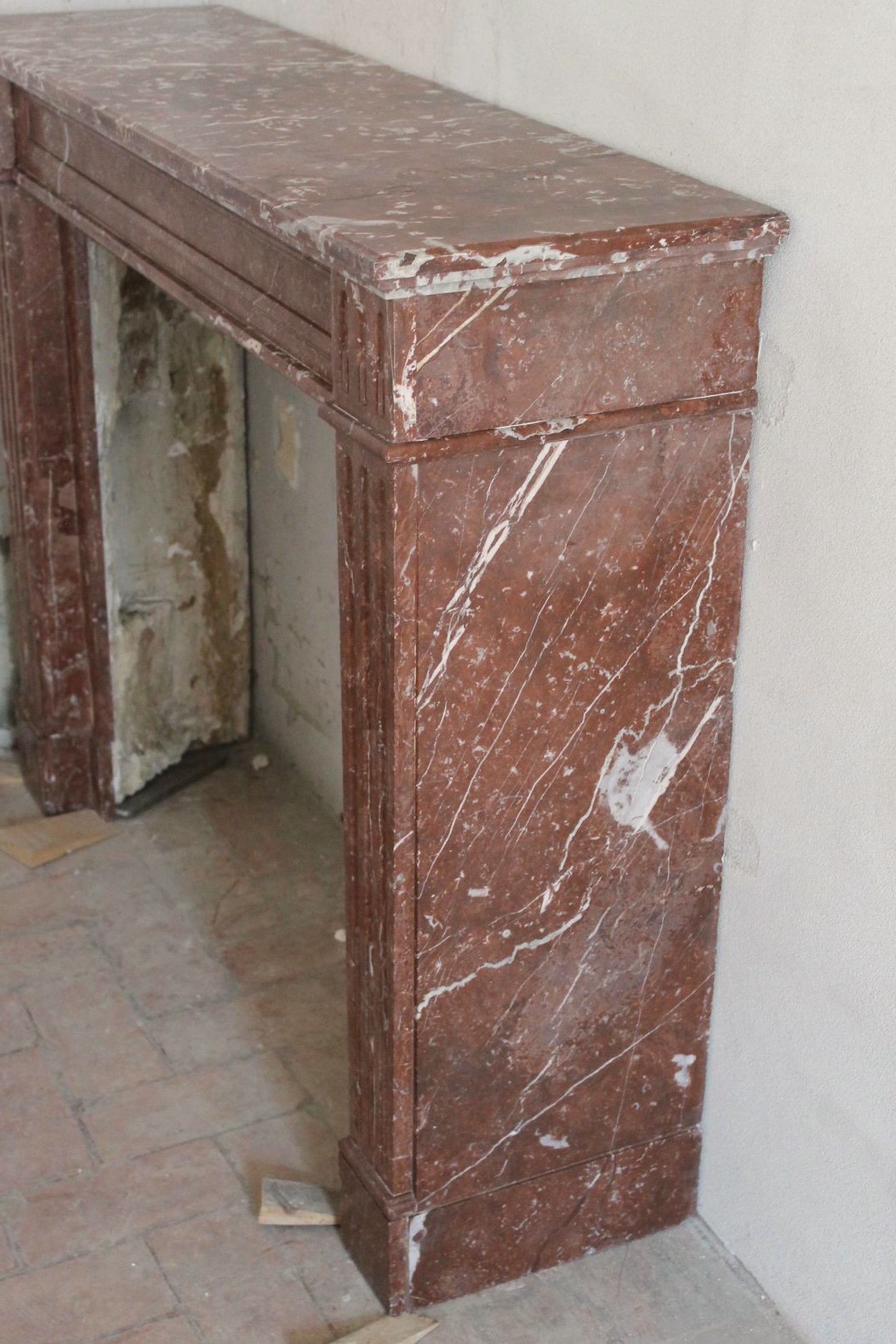 Antique fireplace portal