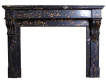 Antique fireplace portal