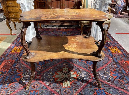 Антикварный сервировочный столик Galle