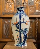 Antique porcelain vase "Bamboo and sakura"