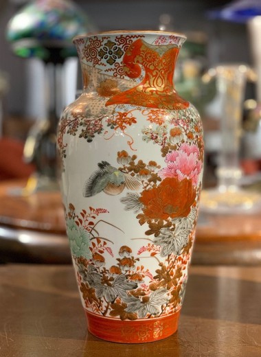 Kutani Antique pair vases