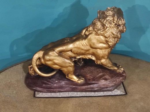 Терракотовая скульптура "Лев"