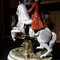 Antique sculpture in porcelain "horseman"