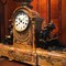 Antique marble and bronze clock