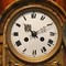 Antique marble and bronze clock