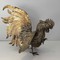 Antique roosters sculpture