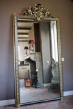Антикварное золоченое зеркало Луи XV
