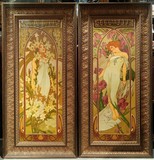 Antique paired paintings