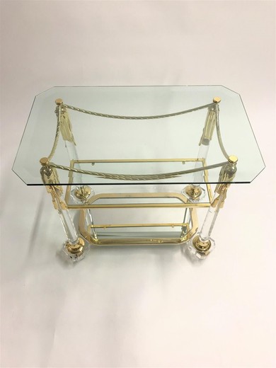 Antique Empire style serving table