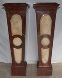 Antique twin pedestals