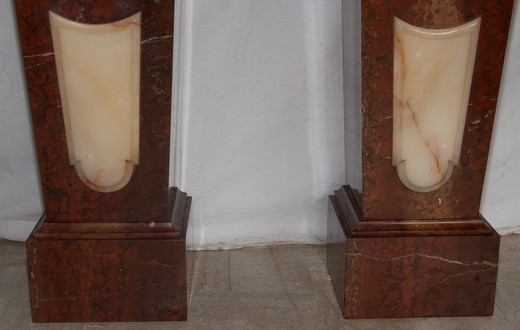 Antique twin pedestals