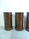 Set of four antique pedestal consoles