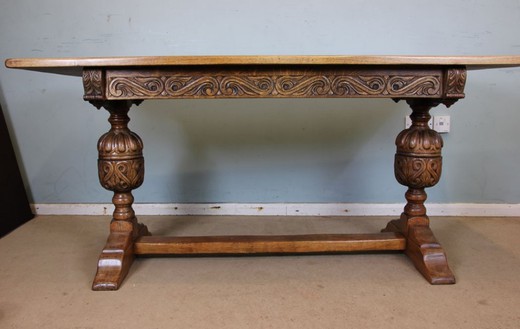 Antique oak dining table