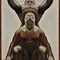 Antique painting "Two weightlifters"