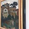 Antique painting "French suburbs"