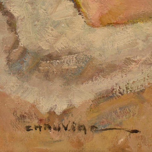 Antique painting "Nude"
